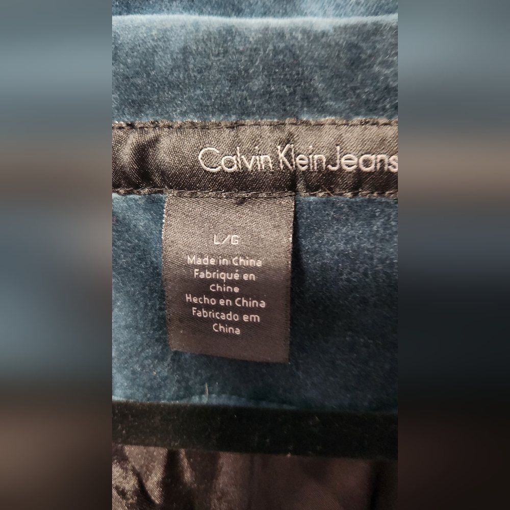 Calvin Klein Velvet Coat - Picture 2 of 4
